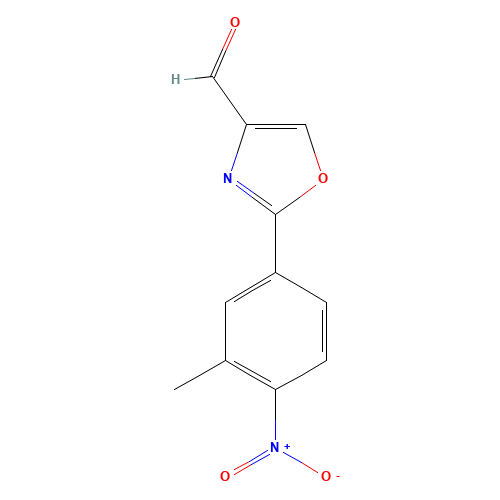 2-(3-methyl-4-nitrophenyl)-1,3-oxazole-4-carbaldehyde (CAS: 885274-46-4) - Related Chemical Product
