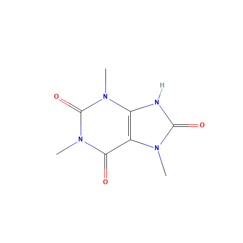 1,3,7-trimethyl-9H-purine-2,6,8-trione (CAS: 5415-44-1) - Related Chemical Product