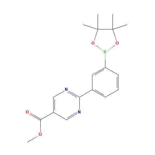 methyl 2-[3-(4,4,5,5-tetramethyl-1,3,2-dioxaborolan-2-yl)phenyl]pyrimidine-5-carboxylate (CAS: 1314390-06-1) - Related Chemical Product