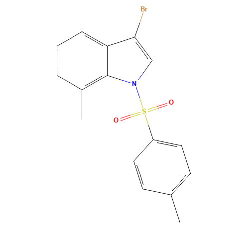 3-bromo-7-methyl-1-(4-methylphenyl)sulfonylindole (CAS: 887338-40-1) - Related Chemical Product