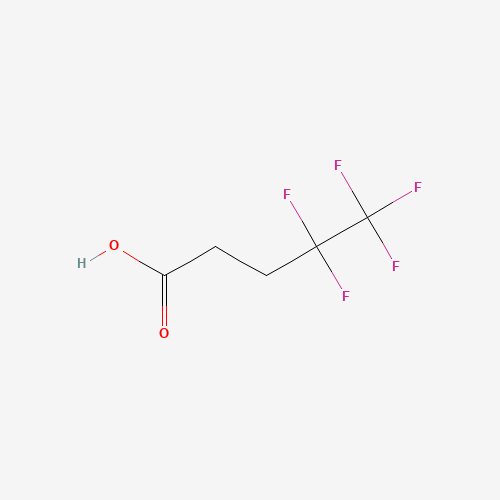 4,4,5,5,5-pentafluoropentanoic acid (CAS: 3637-31-8) - Chemical Structure and Molecular Formula 