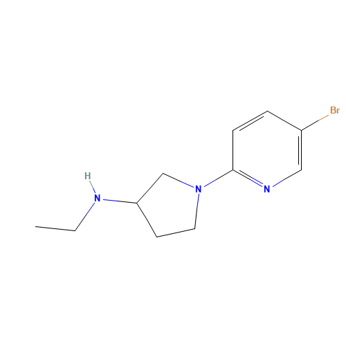 1-(5-bromopyridin-2-yl)-N-ethylpyrrolidin-3-amine (CAS: 1160938-11-3) - Related Chemical Product