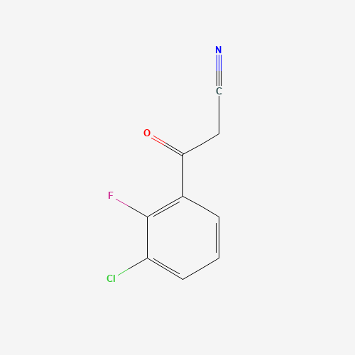 3-(3-chloro-2-fluorophenyl)-3-oxopropanenitrile (CAS: 1290181-18-8) - Related Chemical Product