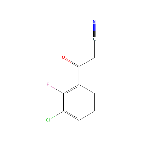 3-(3-chloro-2-fluorophenyl)-3-oxopropanenitrile (CAS: 1290181-18-8) - Related Chemical Product