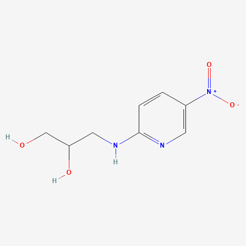 3-[(5-nitropyridin-2-yl)amino]propane-1,2-diol (CAS: 105630-61-3) - Related Chemical Product