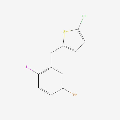 2-[(5-bromo-2-iodophenyl)methyl]-5-chlorothiophene (CAS: 842135-22-2) - Related Chemical Product