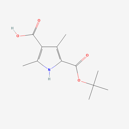 2,4-dimethyl-5-[(2-methylpropan-2-yl)oxycarbonyl]-1H-pyrrole-3-carboxylic acid (CAS: 528894-85-1) - Related Chemical Product