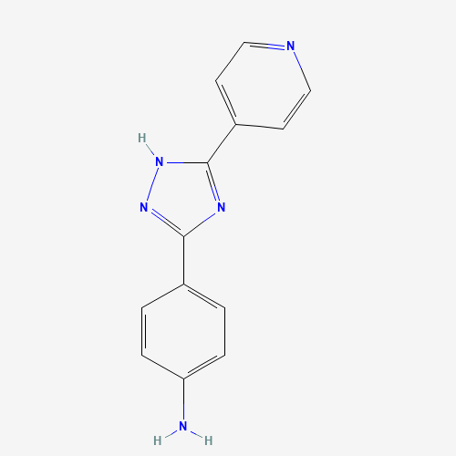4-(5-pyridin-4-yl-1H-1,2,4-triazol-3-yl)aniline (CAS: 18011-27-3) - Related Chemical Product