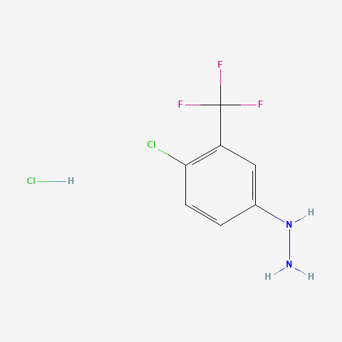 [4-chloro-3-(trifluoromethyl)phenyl]hydrazine;hydrochloride (CAS: 40566-70-9) - Related Chemical Product