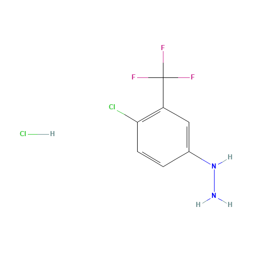 [4-chloro-3-(trifluoromethyl)phenyl]hydrazine;hydrochloride (CAS: 40566-70-9) - Related Chemical Product
