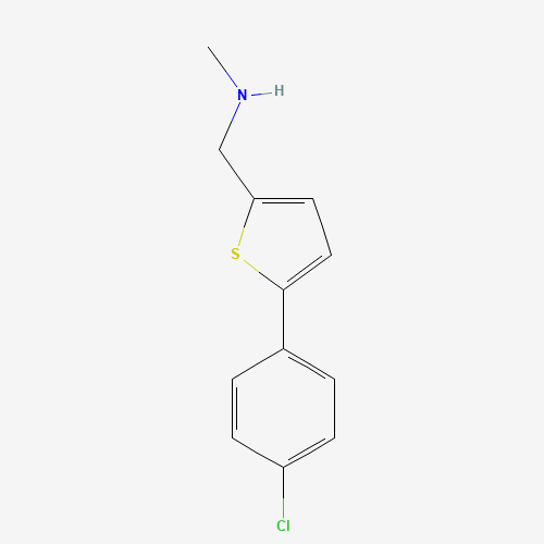 1-[5-(4-chlorophenyl)thiophen-2-yl]-N-methylmethanamine (CAS: 885950-20-9) - Related Chemical Product