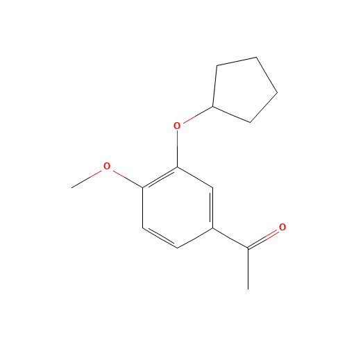 1-(3-cyclopentyloxy-4-methoxyphenyl)ethanone (CAS: 141184-48-7) - Related Chemical Product