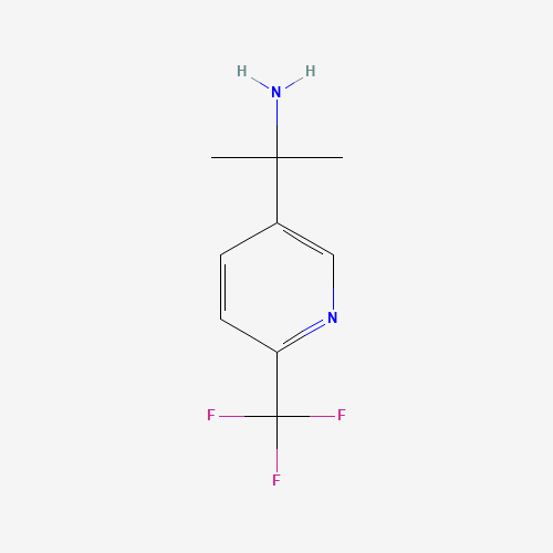 2-[6-(trifluoromethyl)pyridin-3-yl]propan-2-amine (CAS: 566158-78-9) - Related Chemical Product
