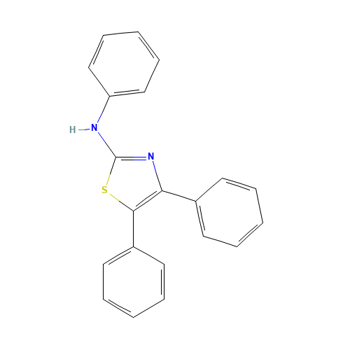 N,4,5-triphenyl-1,3-thiazol-2-amine (CAS: 29594-65-8) - Related Chemical Product