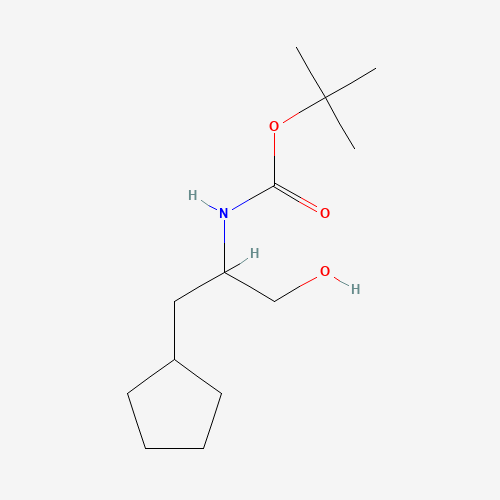 tert-butyl N-(1-cyclopentyl-3-hydroxypropan-2-yl)carbamate (CAS: 1454913-95-1) - Related Chemical Product