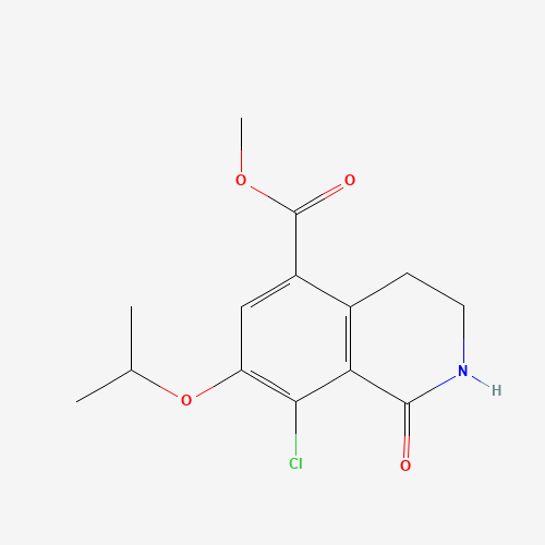methyl 8-chloro-1-oxo-7-propan-2-yloxy-3,4-dihydro-2H-isoquinoline-5-carboxylate (CAS: 1616288-55-1) - Related Chemical Product