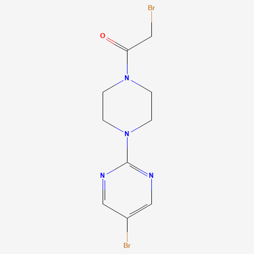 2-bromo-1-[4-(5-bromopyrimidin-2-yl)piperazin-1-yl]ethanone (CAS: 1448842-82-7) - Related Chemical Product