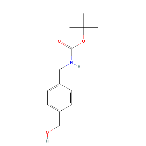 tert-butyl N-[[4-(hydroxymethyl)phenyl]methyl]carbamate (CAS: 123986-64-1) - Related Chemical Product
