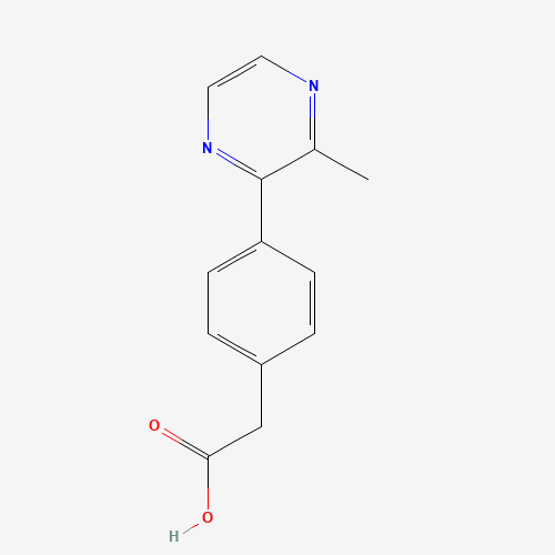 2-[4-(3-methylpyrazin-2-yl)phenyl]acetic acid (CAS: 1240606-62-5) - Related Chemical Product