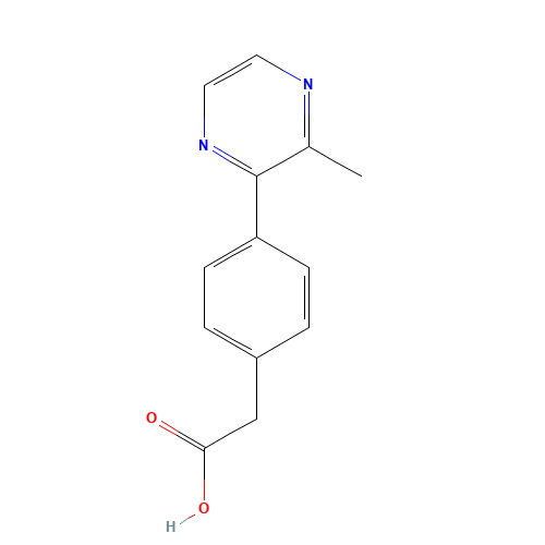 2-[4-(3-methylpyrazin-2-yl)phenyl]acetic acid (CAS: 1240606-62-5) - Related Chemical Product