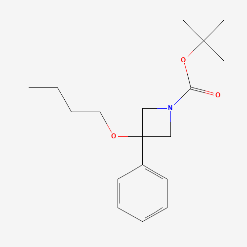 tert-butyl 3-butoxy-3-phenylazetidine-1-carboxylate (CAS: 1225439-00-8) - Related Chemical Product