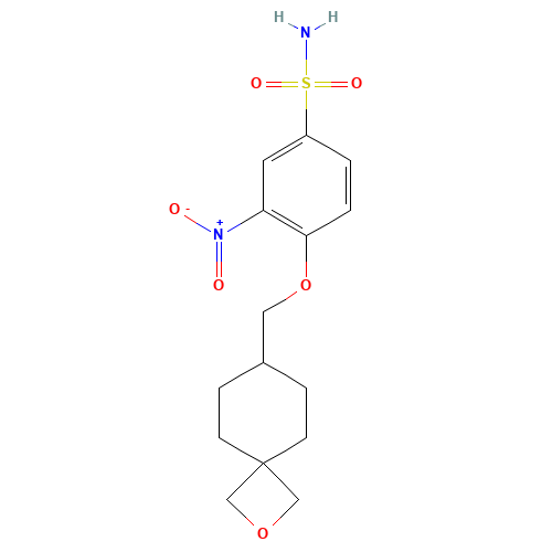 3-nitro-4-(2-oxaspiro[3.5]nonan-7-ylmethoxy)benzenesulfonamide (CAS: 1256546-77-6) - Related Chemical Product