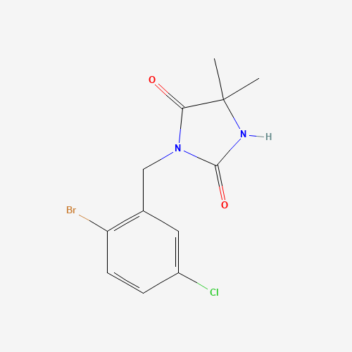 3-[(2-bromo-5-chlorophenyl)methyl]-5,5-dimethylimidazolidine-2,4-dione (CAS: 685535-73-3) - Related Chemical Product