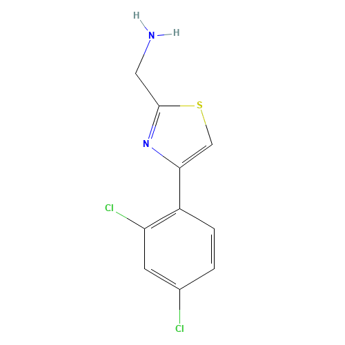 [4-(2,4-dichlorophenyl)-1,3-thiazol-2-yl]methanamine (CAS: 643723-54-0) - Related Chemical Product