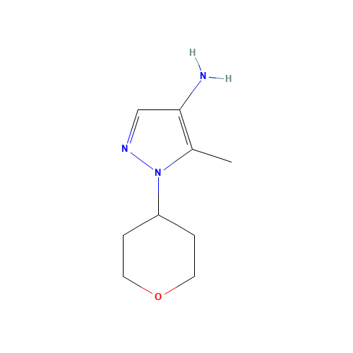 5-methyl-1-(oxan-4-yl)pyrazol-4-amine (CAS: 1374829-57-8) - Related Chemical Product