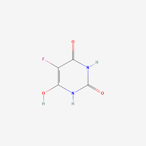 5-fluoro-6-hydroxy-1H-pyrimidine-2,4-dione (CAS: 767-80-6) - Chemical Structure and Molecular Formula 