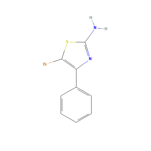5-bromo-4-phenyl-1,3-thiazol-2-amine (CAS: 61954-82-3) - Related Chemical Product