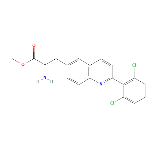 methyl 2-amino-3-[2-(2,6-dichlorophenyl)quinolin-6-yl]propanoate (CAS: 623144-31-0) - Related Chemical Product