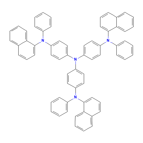 4-N-naphthalen-1-yl-1-N,1-N-bis[4-(N-naphthalen-1-ylanilino)phenyl]-4-N-phenylbenzene-1,4-diamine (CAS: 185690-39-5) - Related Chemical Product
