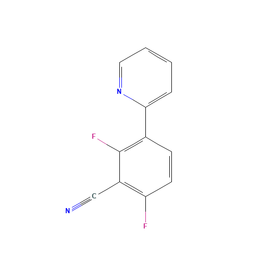 2,6-difluoro-3-pyridin-2-ylbenzonitrile (CAS: 883106-18-1) - Related Chemical Product