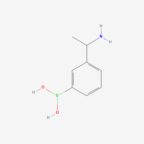 [3-(1-aminoethyl)phenyl]boronic acid (CAS: 1096358-77-8) - Related Chemical Product