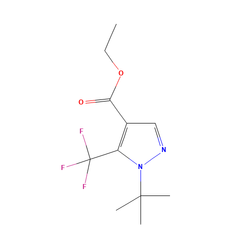 ethyl 1-tert-butyl-5-(trifluoromethyl)pyrazole-4-carboxylate (CAS: 852691-03-3) - Related Chemical Product