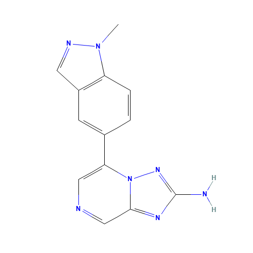 5-(1-methylindazol-5-yl)-[1,2,4]triazolo[1,5-a]pyrazin-2-amine (CAS: 1454653-84-9) - Related Chemical Product