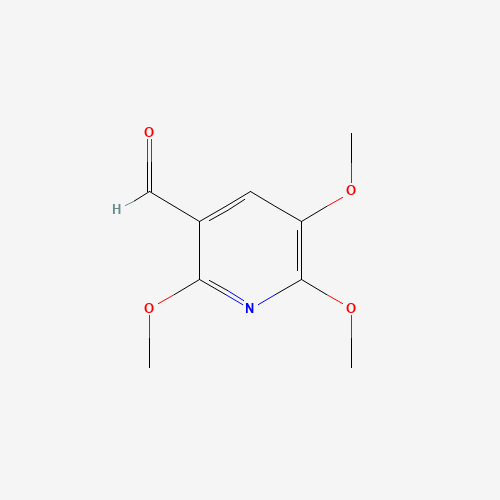 2,5,6-trimethoxypyridine-3-carbaldehyde (CAS: 124769-08-0) - Chemical Structure and Molecular Formula 
