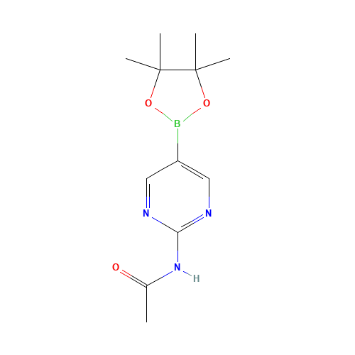 N-[5-(4,4,5,5-tetramethyl-1,3,2-dioxaborolan-2-yl)pyrimidin-2-yl]acetamide (CAS: 1218791-37-7) - Related Chemical Product