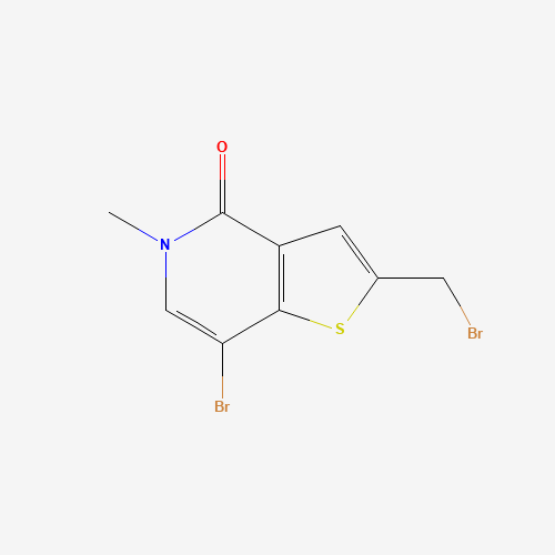 7-bromo-2-(bromomethyl)-5-methylthieno[3,2-c]pyridin-4-one (CAS: 1610520-70-1) - Related Chemical Product