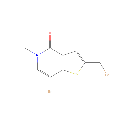 7-bromo-2-(bromomethyl)-5-methylthieno[3,2-c]pyridin-4-one (CAS: 1610520-70-1) - Related Chemical Product