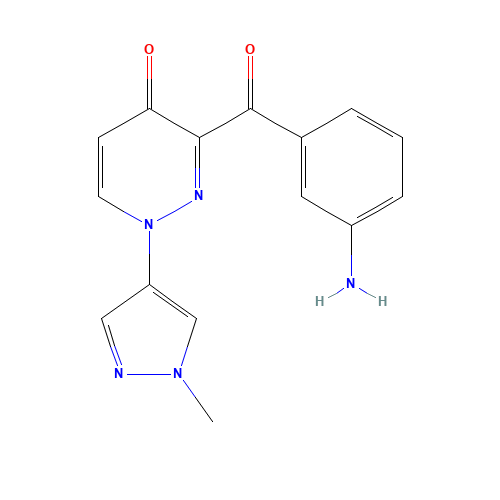 3-(3-aminobenzoyl)-1-(1-methylpyrazol-4-yl)pyridazin-4-one (CAS: 1314394-14-3) - Related Chemical Product