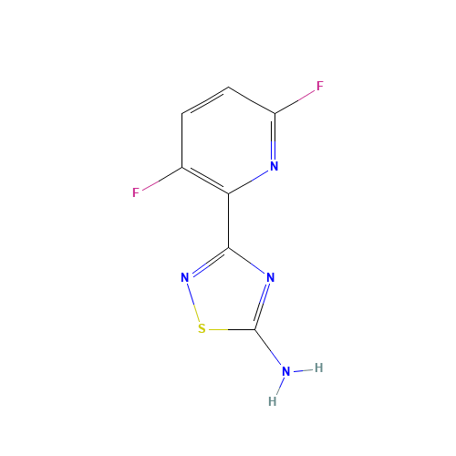 3-(3,6-difluoropyridin-2-yl)-1,2,4-thiadiazol-5-amine (CAS: 1179360-24-7) - Related Chemical Product