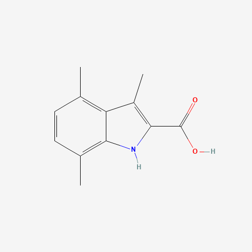 3,4,7-trimethyl-1H-indole-2-carboxylic acid (CAS: 876715-79-6) - Related Chemical Product