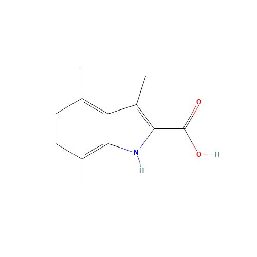 3,4,7-trimethyl-1H-indole-2-carboxylic acid (CAS: 876715-79-6) - Related Chemical Product
