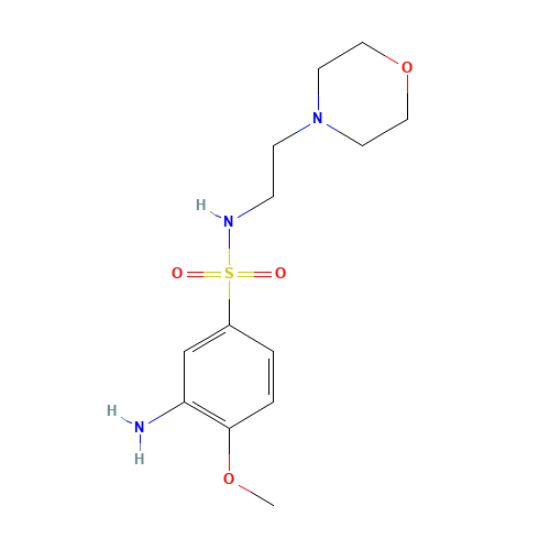 3-amino-4-methoxy-N-(2-morpholin-4-ylethyl)benzenesulfonamide (CAS: 1041507-46-3) - Related Chemical Product
