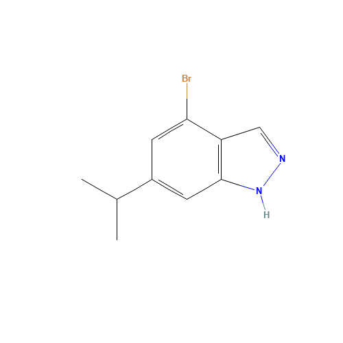 4-bromo-6-propan-2-yl-1H-indazole (CAS: 1000343-77-0) - Related Chemical Product