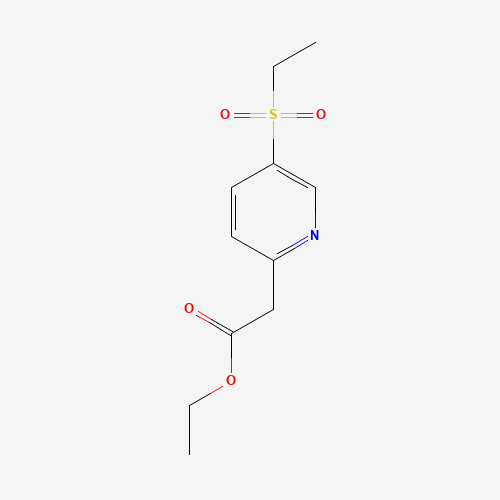 ethyl 2-(5-ethylsulfonylpyridin-2-yl)acetate (CAS: 1426805-77-7) - Related Chemical Product