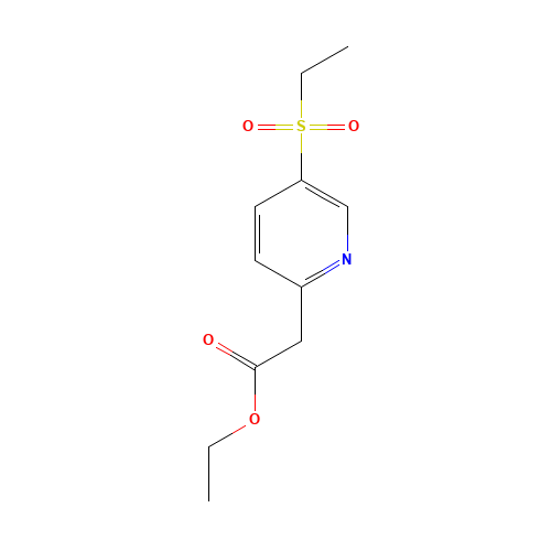 ethyl 2-(5-ethylsulfonylpyridin-2-yl)acetate (CAS: 1426805-77-7) - Related Chemical Product