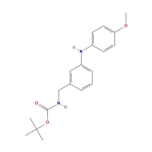tert-butyl N-[[3-(4-methoxyanilino)phenyl]methyl]carbamate (CAS: 886362-41-0) - Related Chemical Product